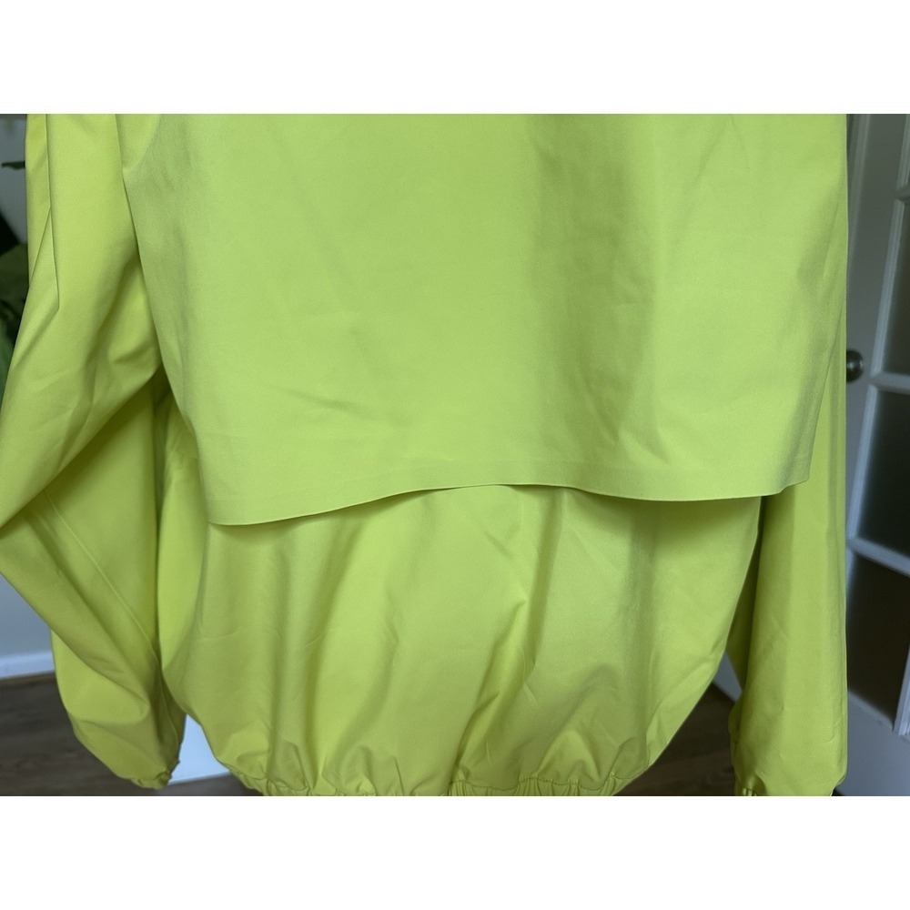 LULULEMON LAB Waterproof Shell Women's Size 12 Yellow Serpentine $248 Jacket - Picture 11 of 12